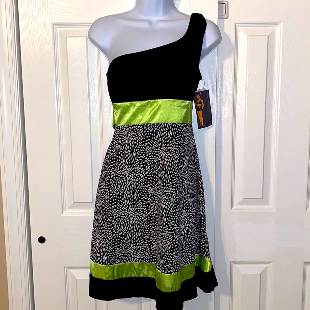 Ruby Rox USA Made One Shoulder Dress Size Small